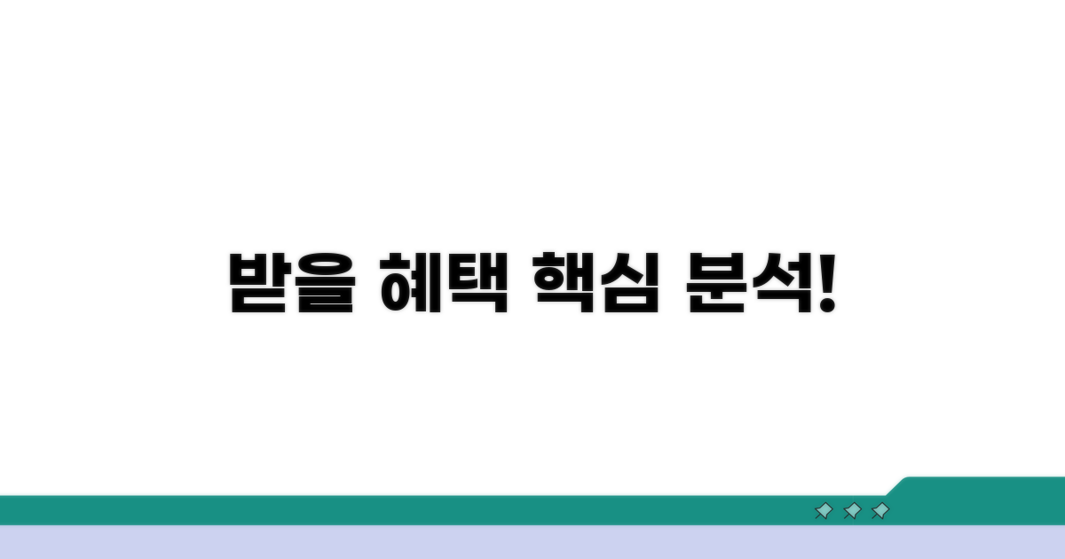 받을 수 있는 혜택 상세 분석