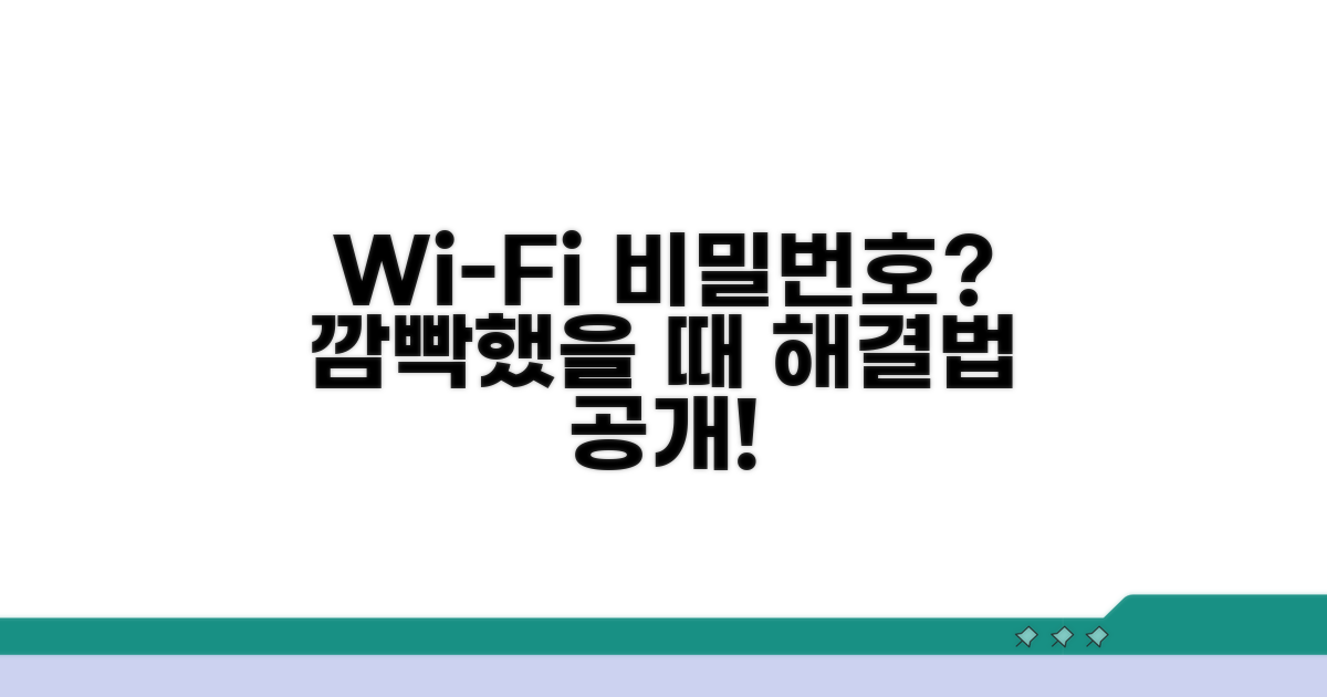공유기 비밀번호 분실 시 대처법