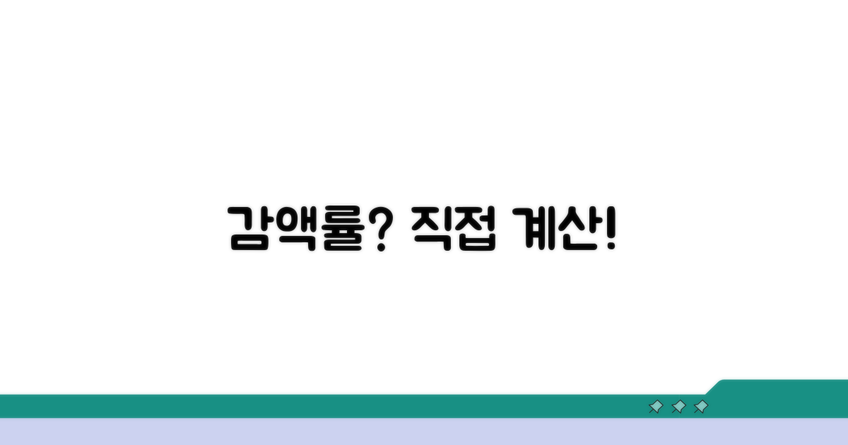 감액률 계산, 직접 해보기