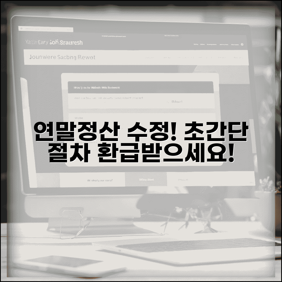 연말정산 수정신고 방법 | 근로소득 연말정산 수정 절차