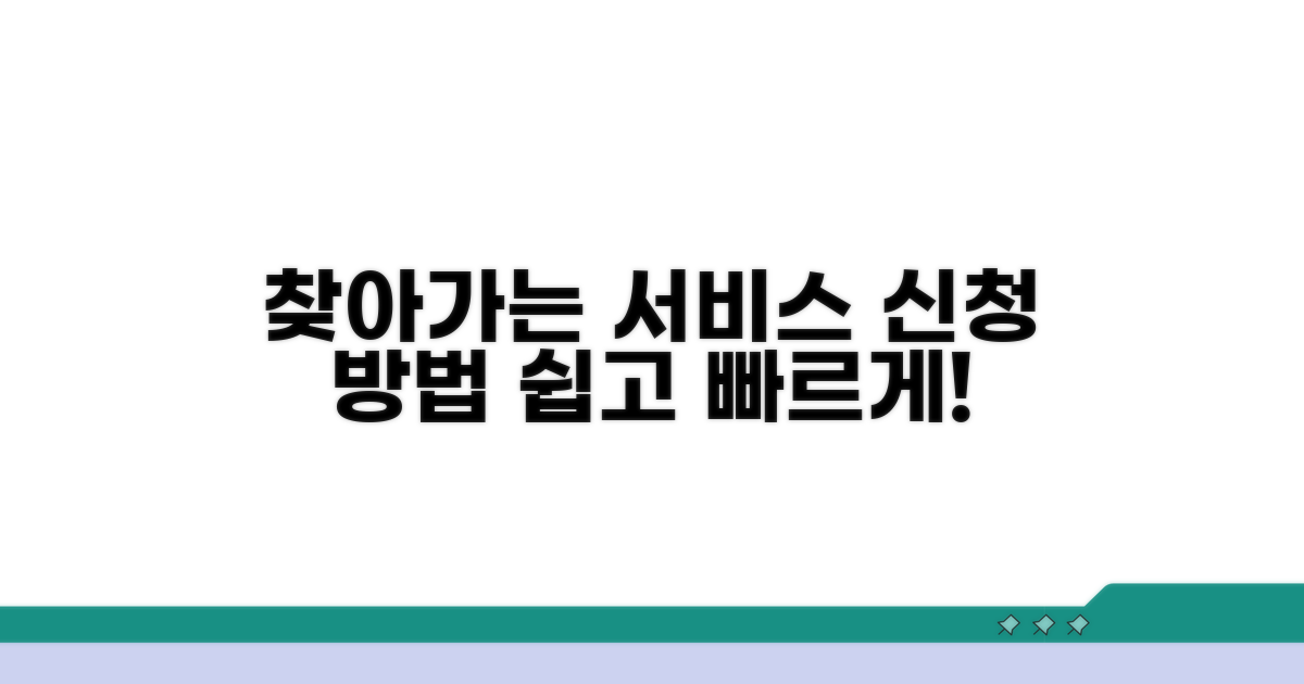 찾아가는 서비스 신청 방법 안내