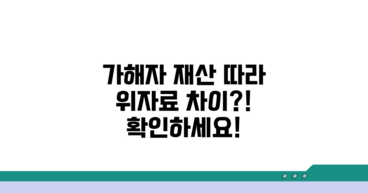가해자 재산 따라 달라지는 위자료