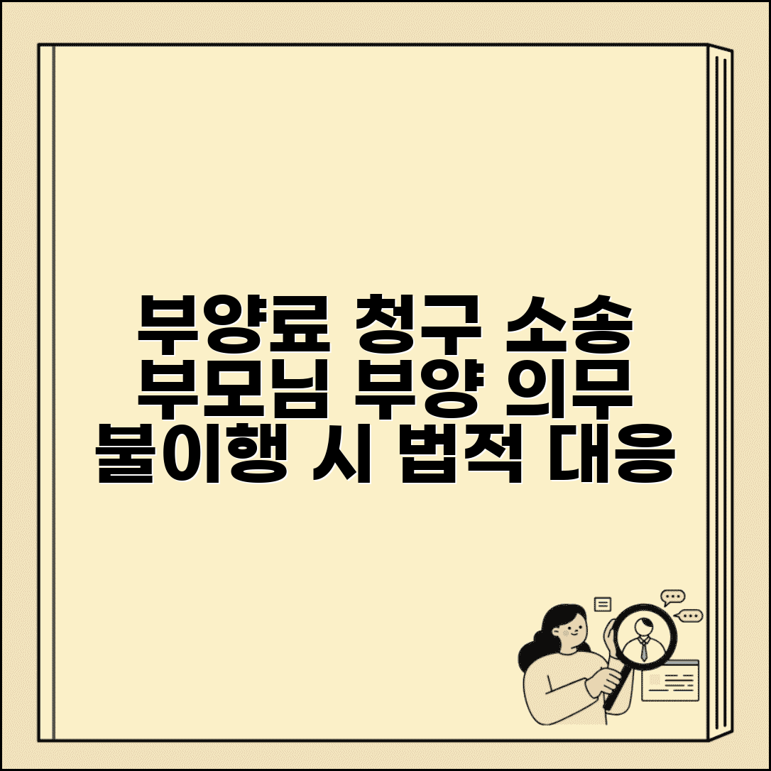부양료 청구 소송 | 부모 부양의무 불이행시 부양료 청구 소송
