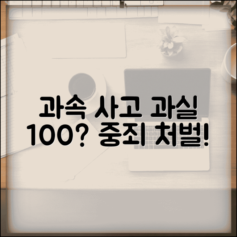 과속 사고 과실비율 | 제한속도 위반 사고시 과실 가중과 처벌 수위 과속 사고 과실비율 | 제한속도 위반 사고시 과실 가중과 처벌 수위