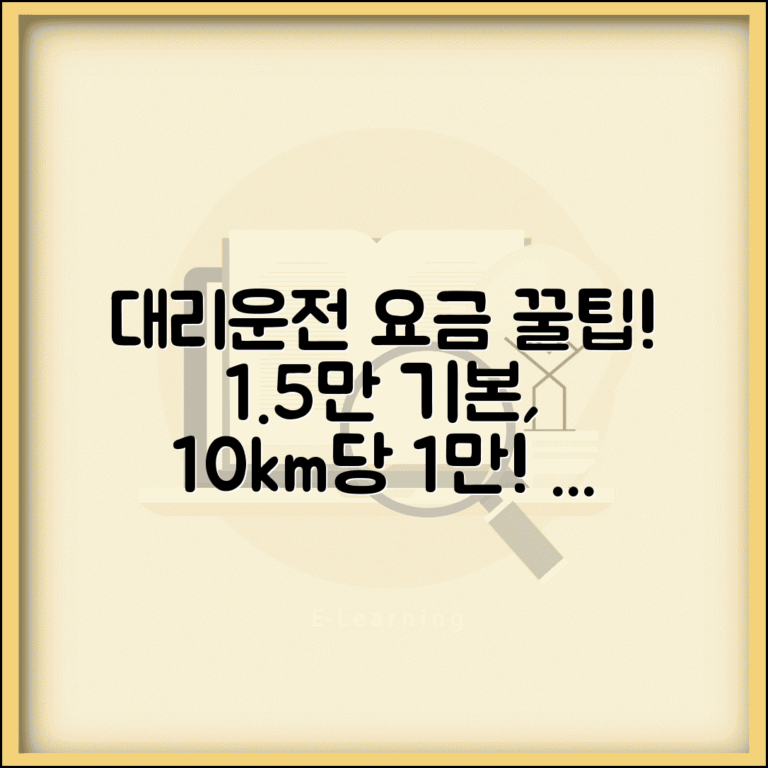 대리운전 요금 거리별 심야 할증 | 대리운전 기본 1.5만원 10km 추가 1만원