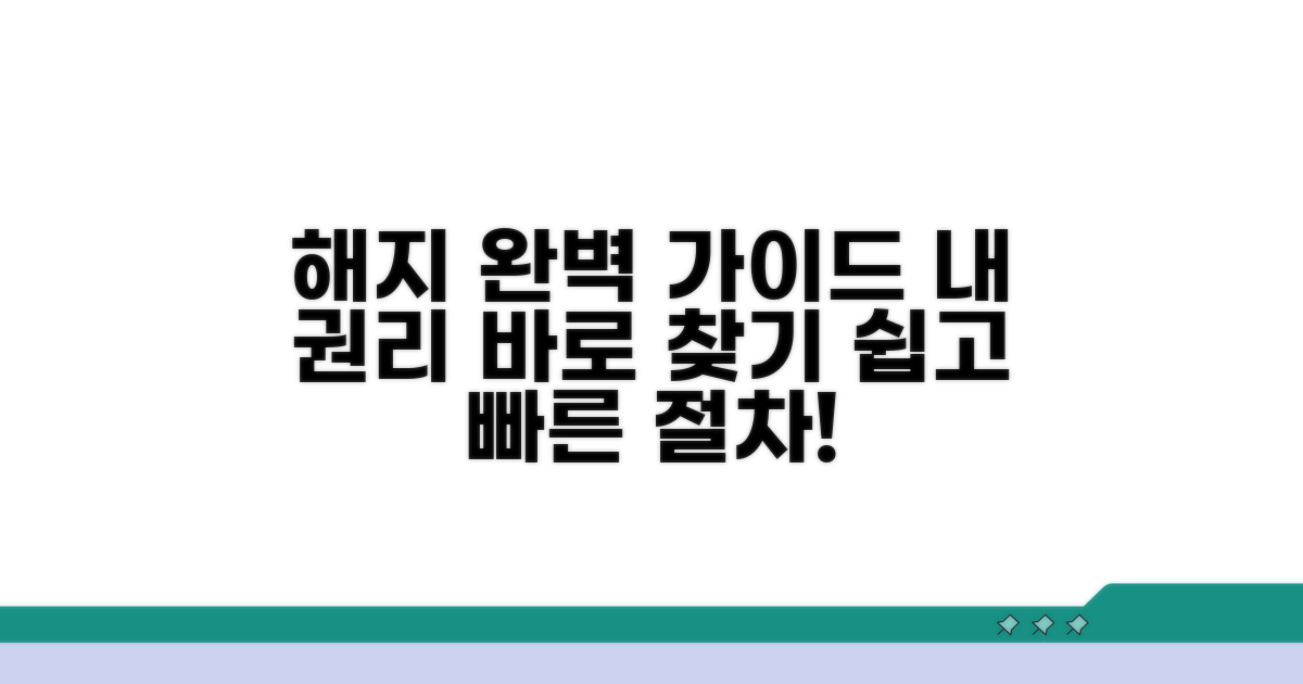해지 절차와 소비자 권리 찾기