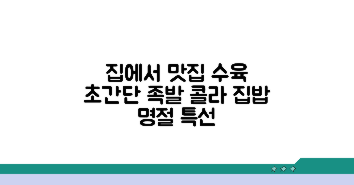 집에서 즐기는 맛집 수육 완성