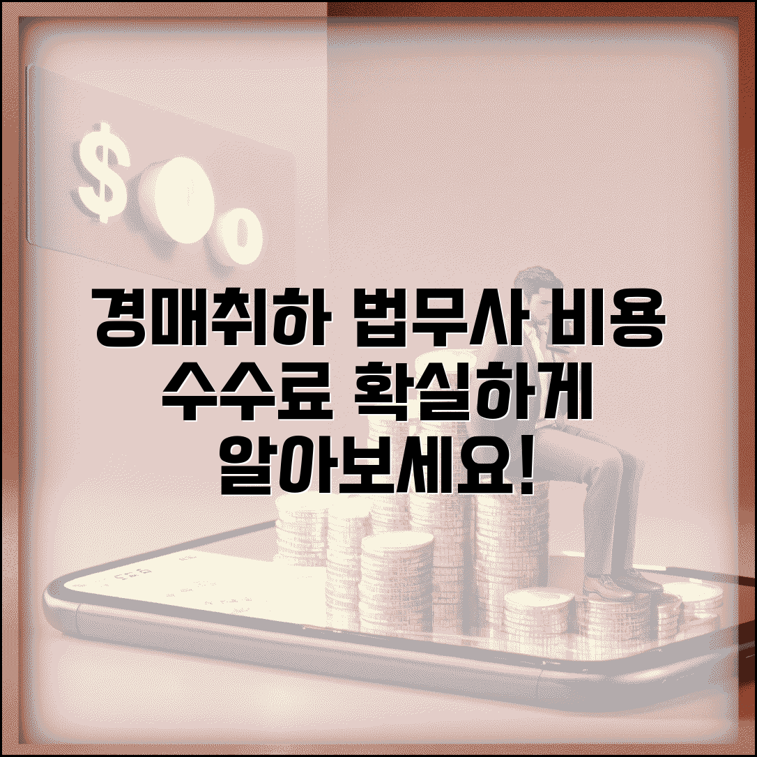 경매취하 법무사 비용 | 경매취하 법무사 선임 및 수수료