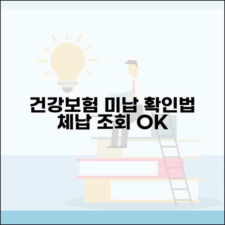 건강보험 미납 확인방법 | 체납 여부 확인 | 미납액 조회