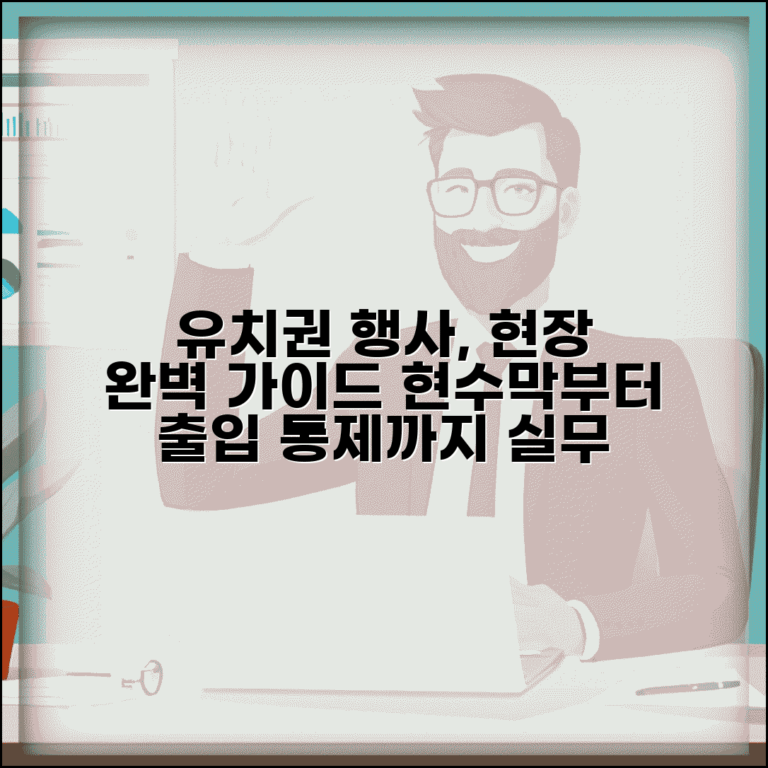 유치권 행사방법 실무 가이드 | 현수막부터 출입 통제까지 단계별