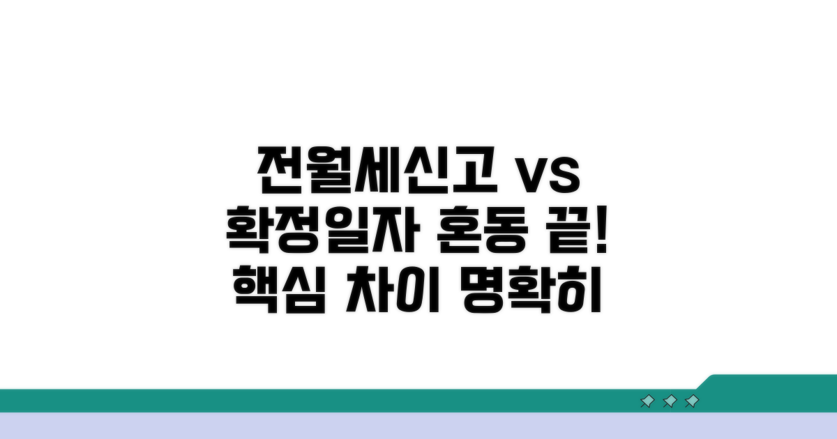 전월세신고와 확정일자, 무엇이 다를까?
