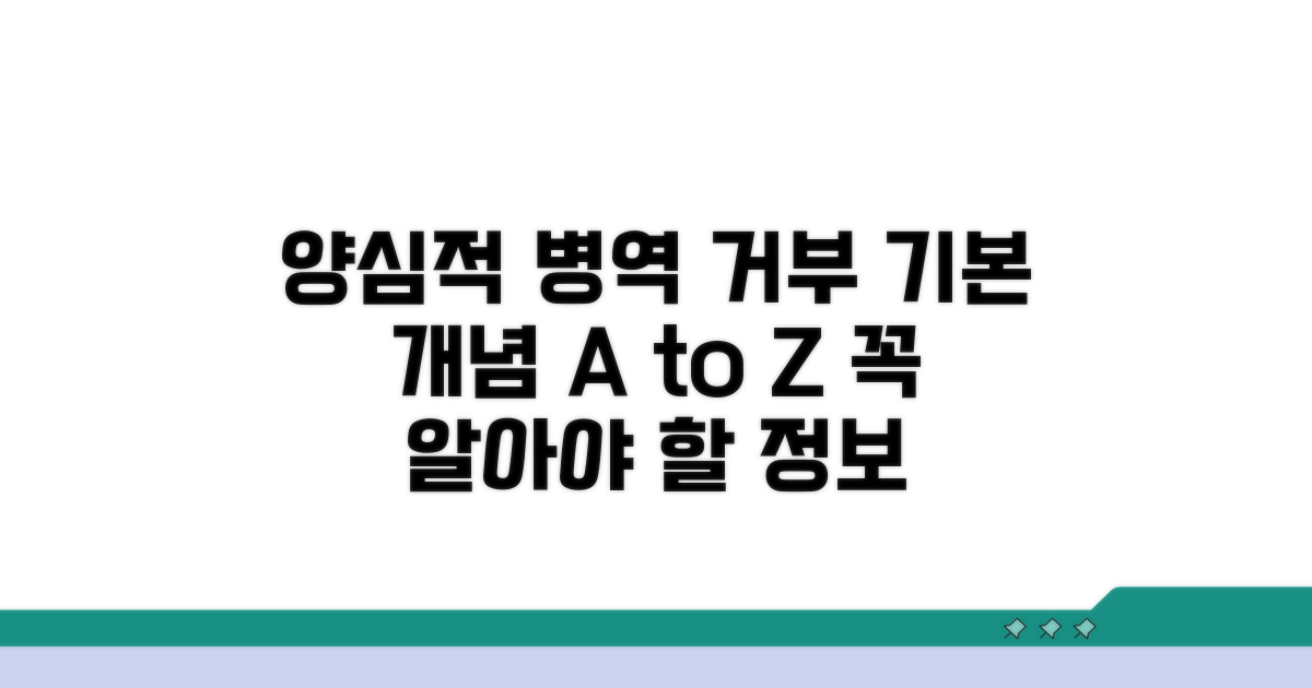 양심적 병역 거부, 기본 알아보기