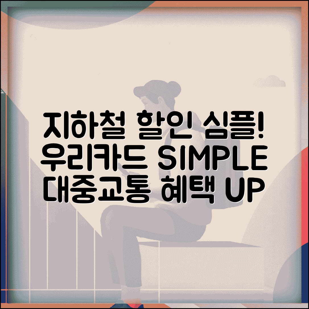 지하철 할인 카드 우리 SIMPLE | 우리카드 심플 대중교통 할인