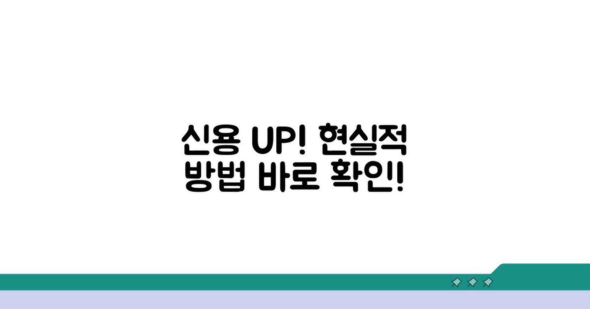 신용등급 올리는 현실적 방법