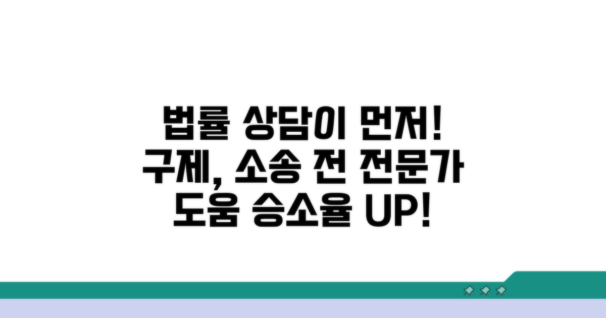 구제 절차, 소송 전 전문가 도움받기