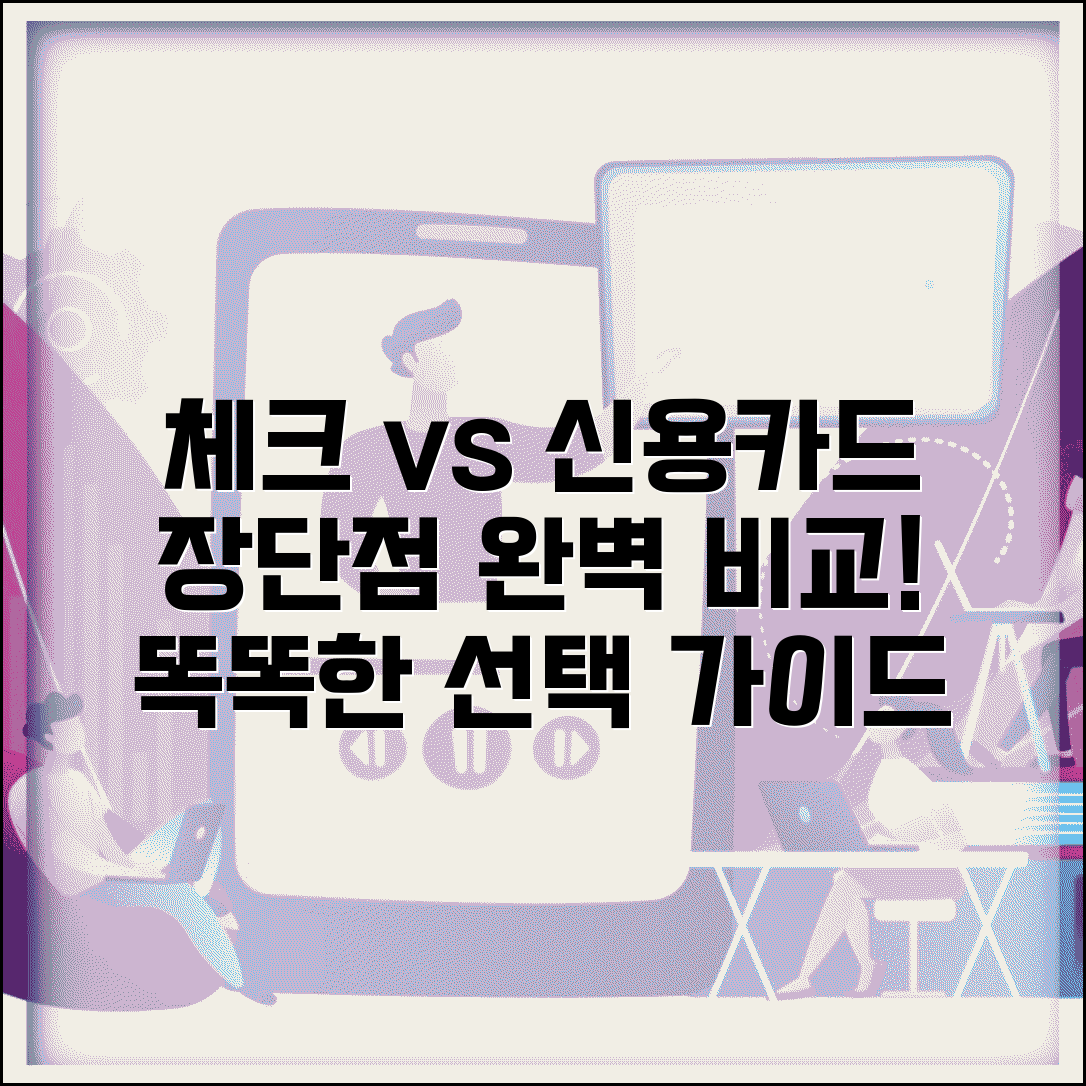 체크카드 신용카드 차이 장단점 | 체크카드 vs 신용카드 완벽 비교
