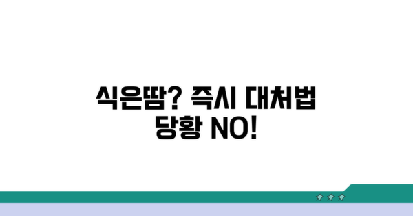 식은땀 날 때 즉시 대처법