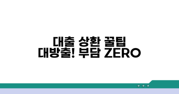 대출 후 상환 관리 노하우