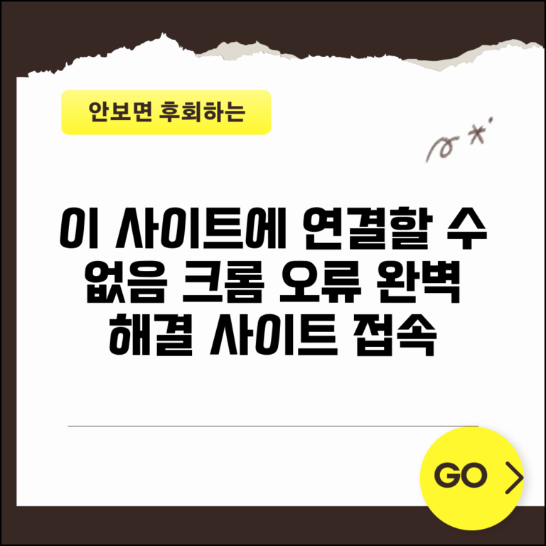이 사이트에 연결할 수 없음 크롬 | 크롬 사이트 접속 오류 해결 방법, 설정, 원인