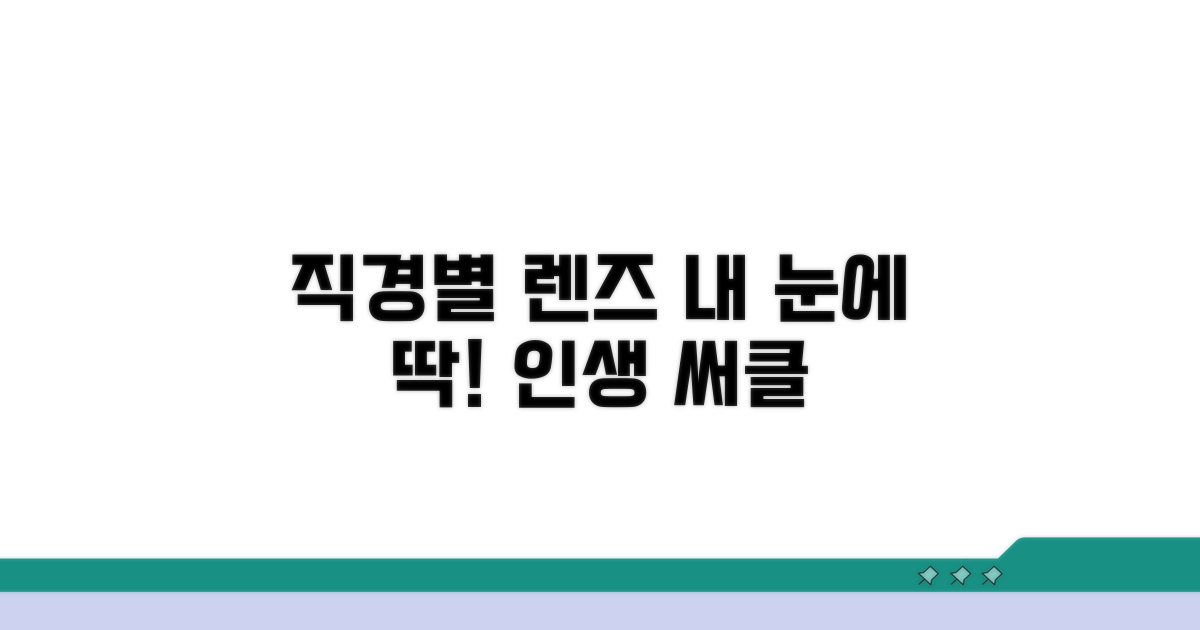 직경별 써클렌즈 착용 후기 총정리
