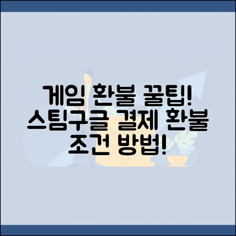 게임 환불받는법 온라인 게임 | 스팀 구글플레이 결제 실수 환불 조건 및 방법