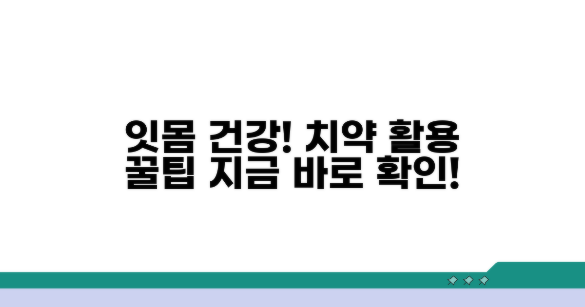 잇몸 건강 지키는 치약 활용 팁