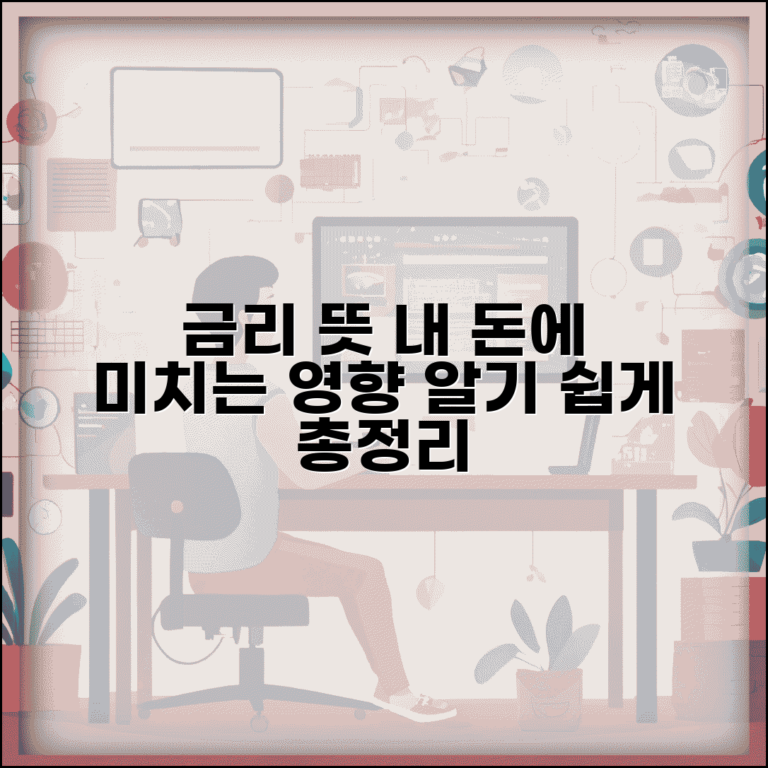 금리 뜻 쉽게 설명 | 개념부터 우리 생활 영향까지, 금리 이해 총정리