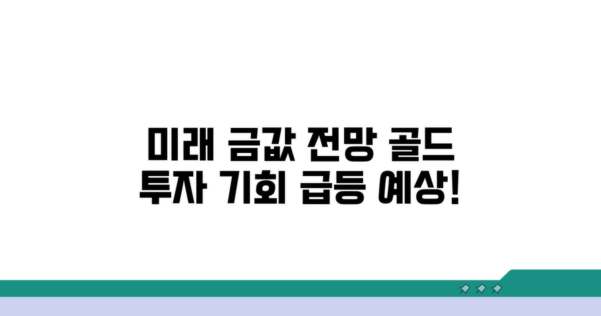 미래 금 시세 전망과 전망