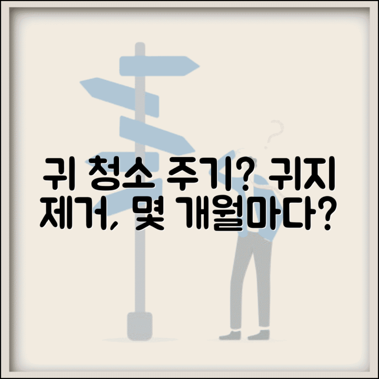 귀 청소 시기 언제 하는지 | 귀지 제거 적정 주기, 몇 개월마다 해야 할까?