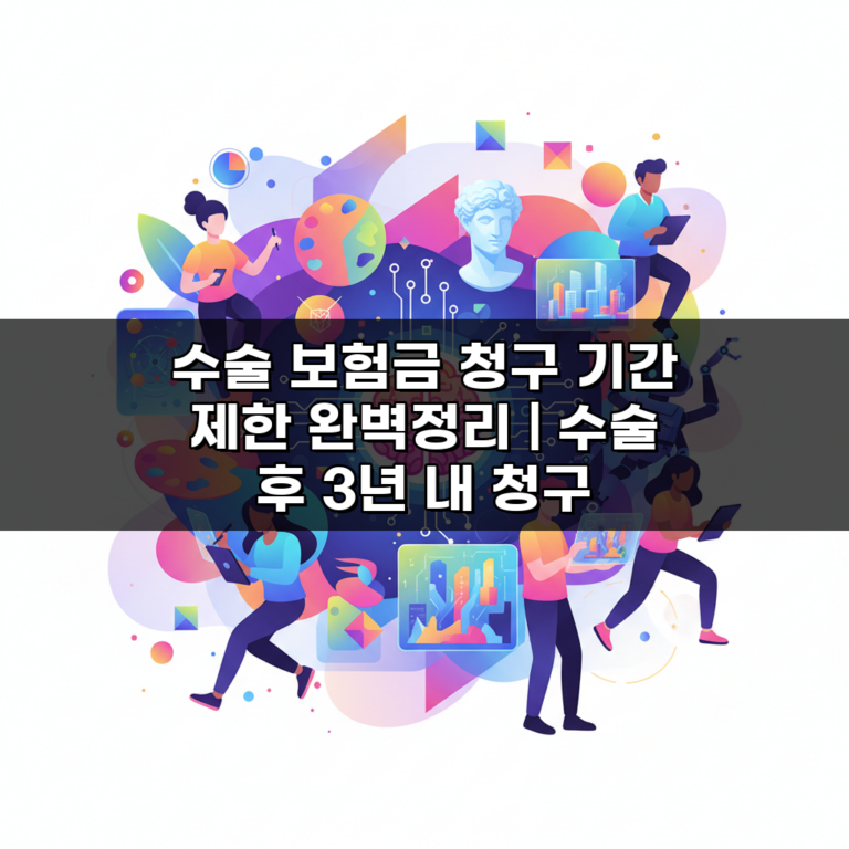 수술 보험금 청구 기간 제한 완벽정리 | 수술 후 3년 내 청구 가능할까?