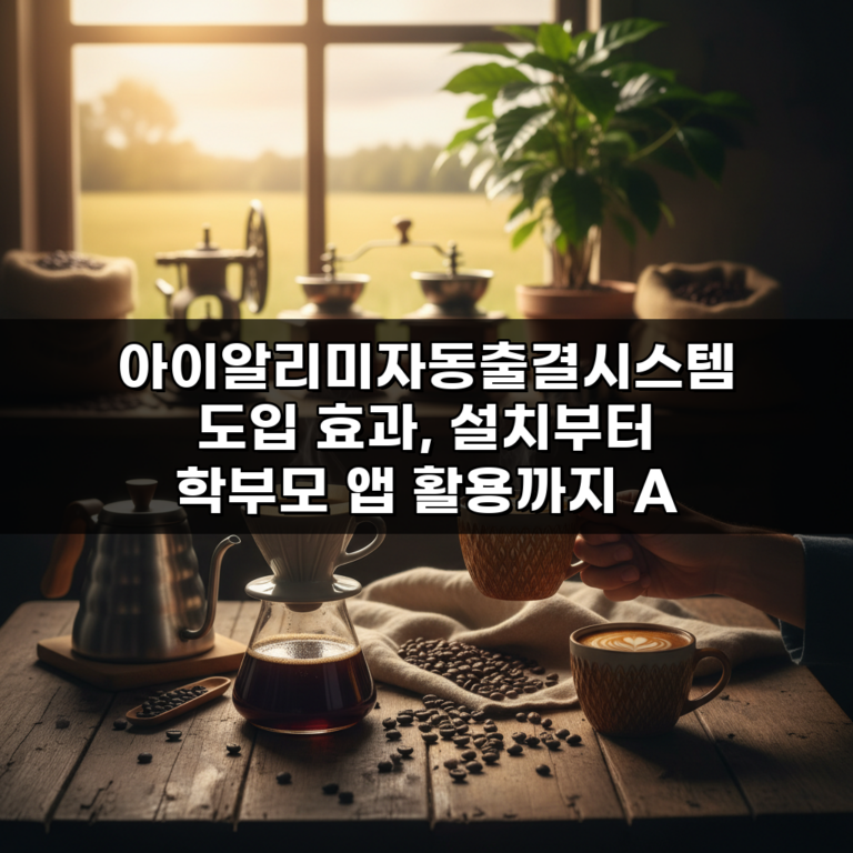 아이알리미자동출결시스템 도입 효과, 설치부터 학부모 앱 활용까지 A to Z