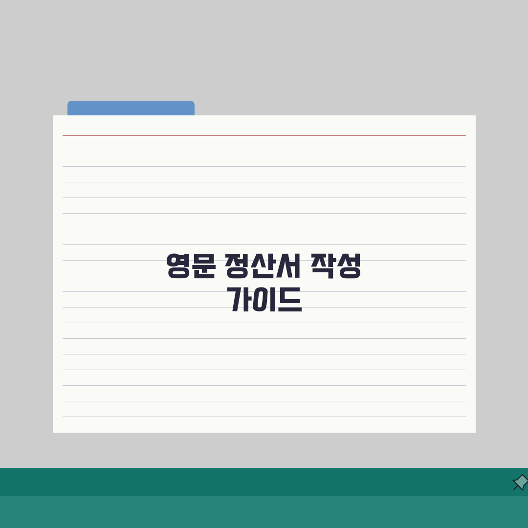 비용정산 영문작성 | 해외거래 정산서 작성요령 직접 해봤어요
