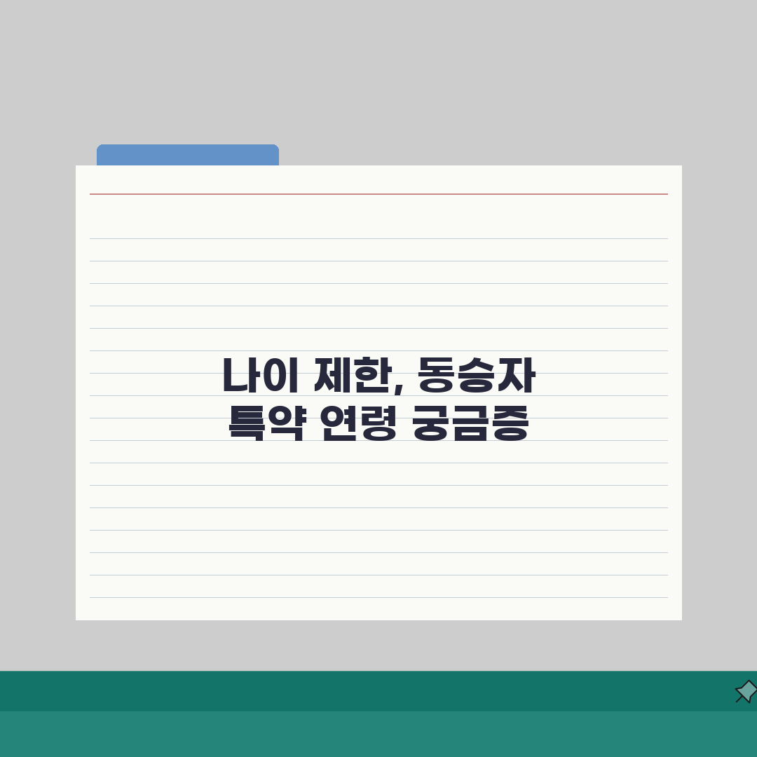 비운전자 상해 보험 나이 제한 | 동승자 특약 연령 제한 있나 솔직후기, 직접 경험담